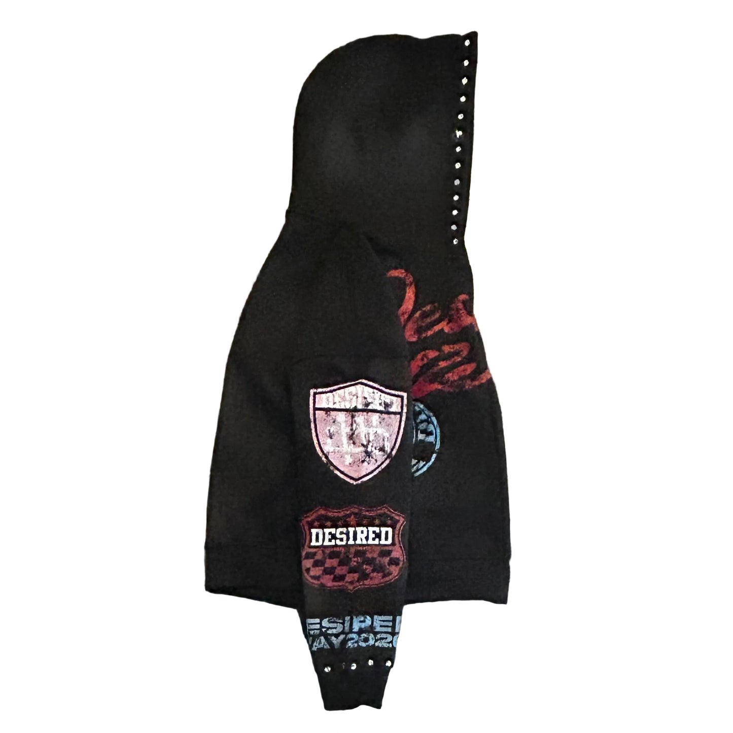Black Desired Way Zip Up