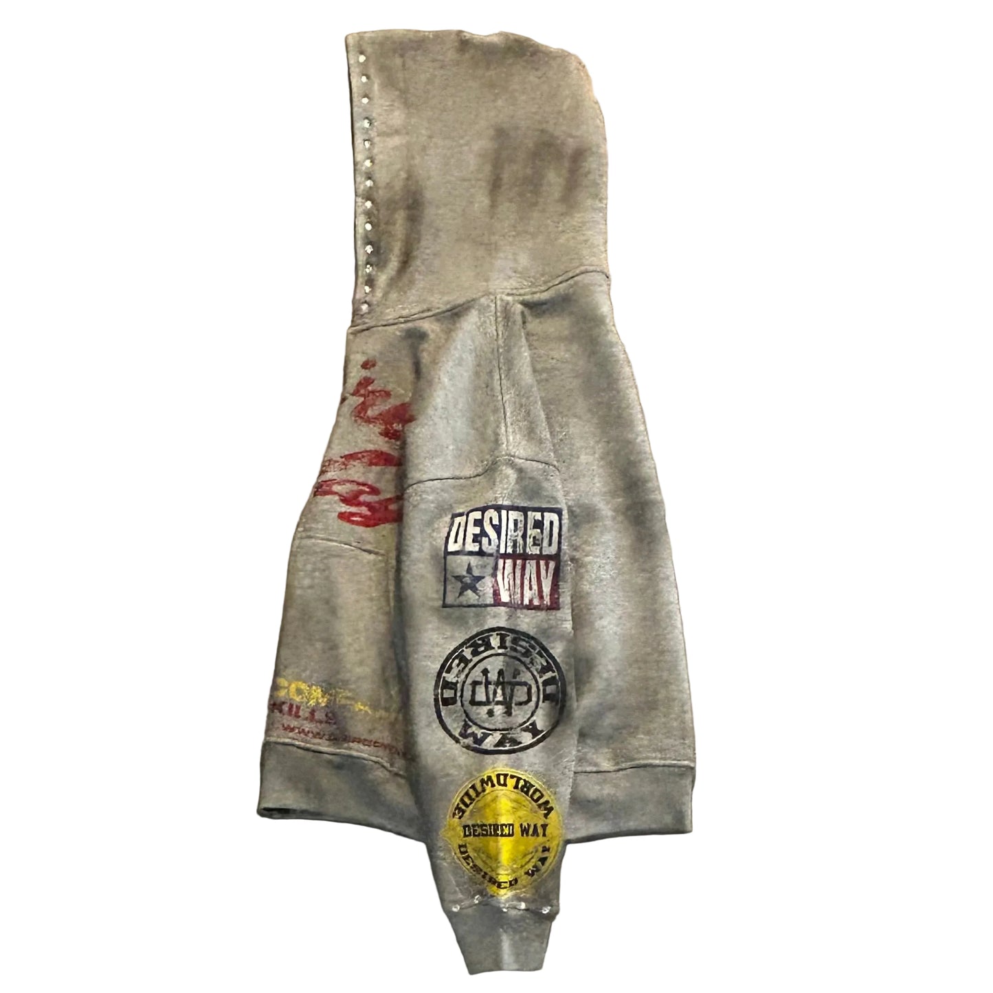 Grey Desired Way Zip-up