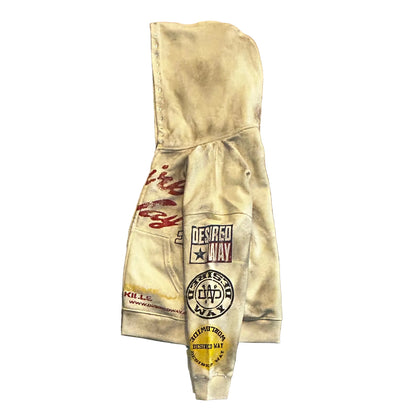 Tan Desired Way Zip-up