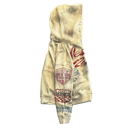 Tan Desired Way Zip-up